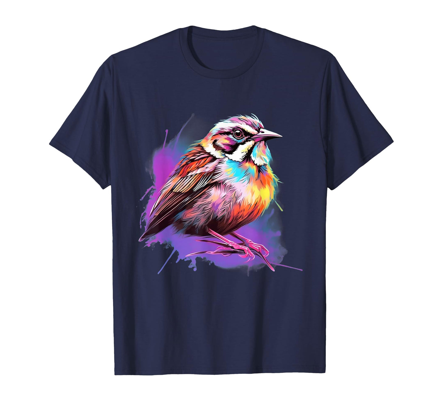 Vaporwave Aesthetic White Throated Sparrow T-Shirt