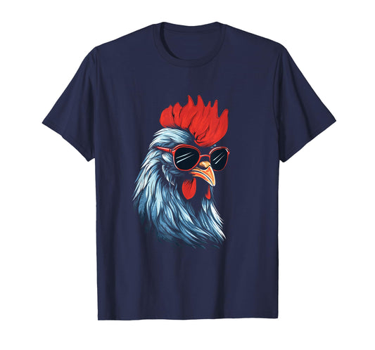 A cool Rooster wearing sunglasses T-Shirt