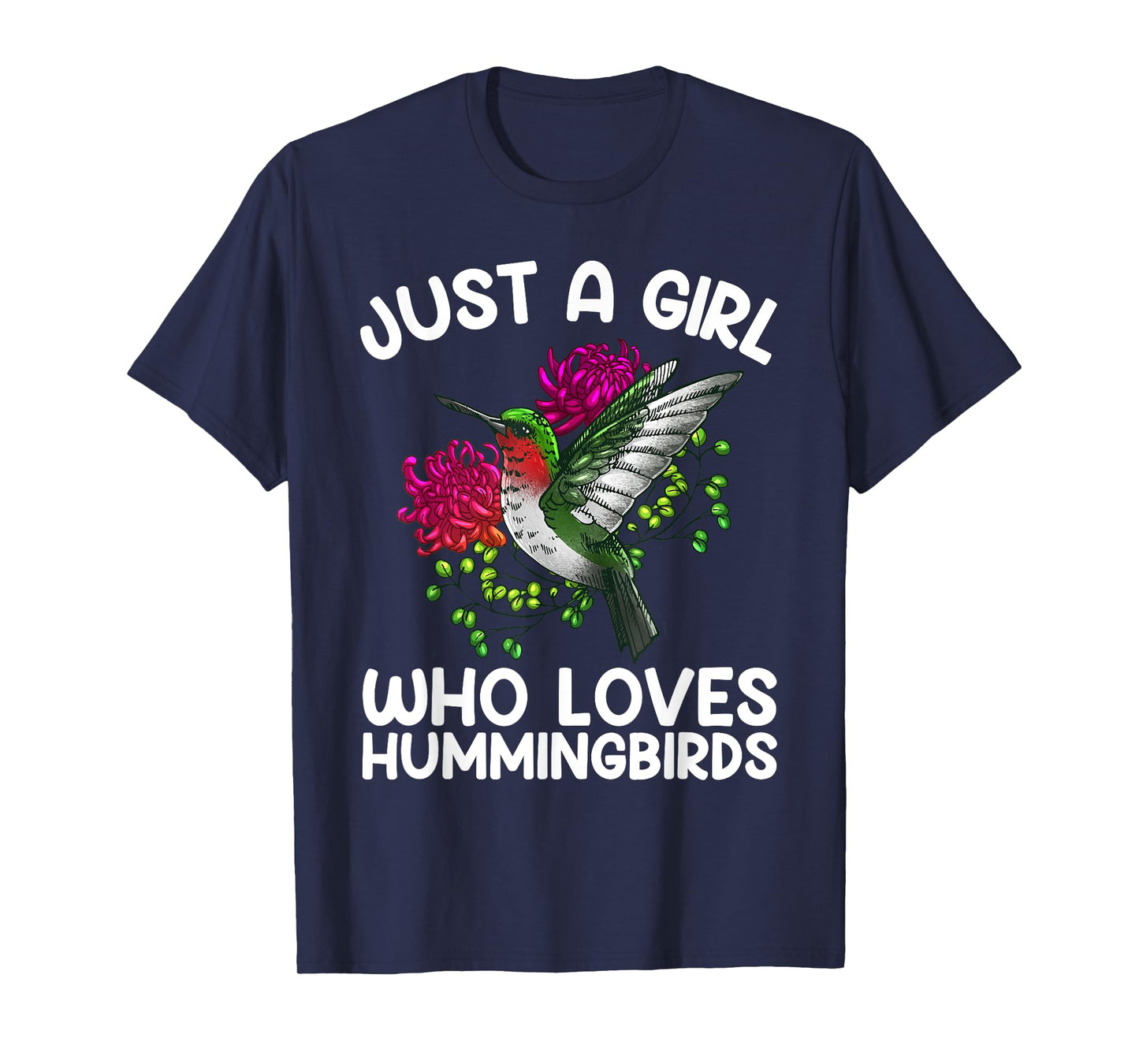 Cool Hummingbird For Women Girl Tropical Bird Watcher Birder T-Shirt