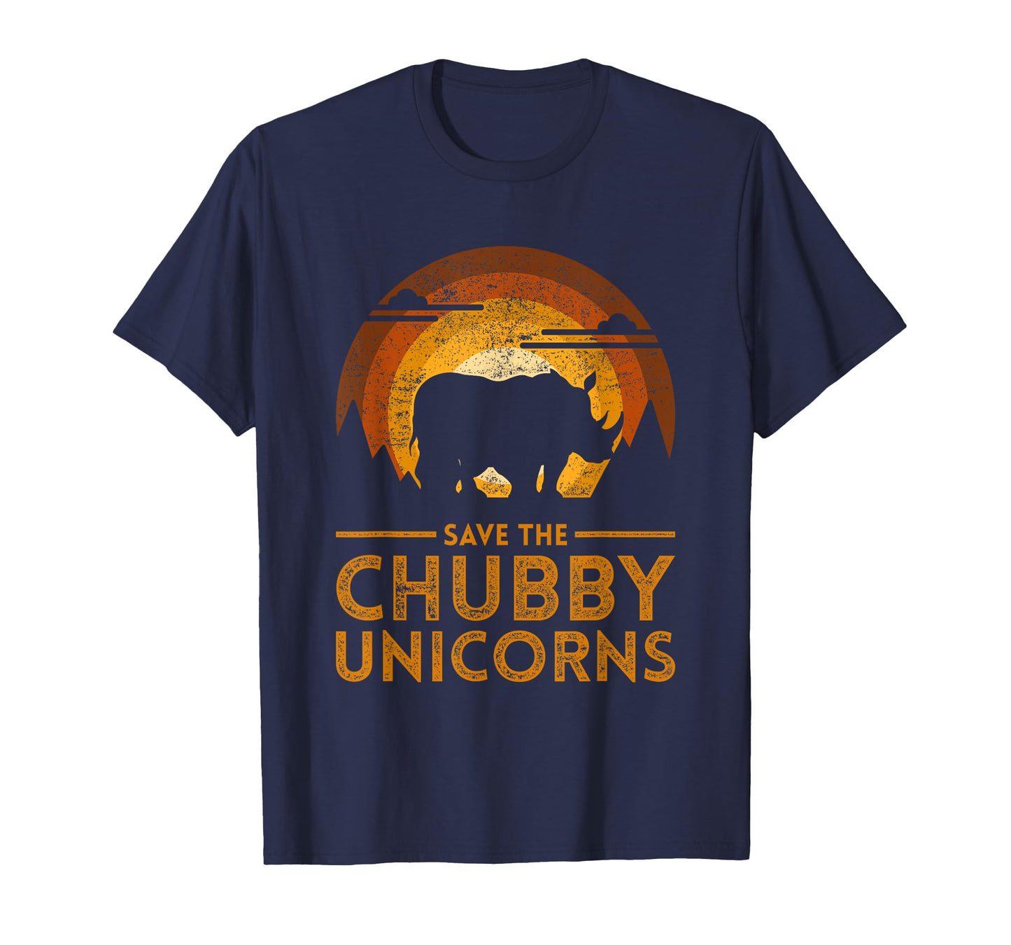 Save The Chubby Unicorns Rhino T-Shirt