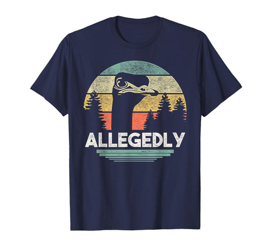 Allegedly Ostrich T Shirt Funny Bird Lover T-Shirt