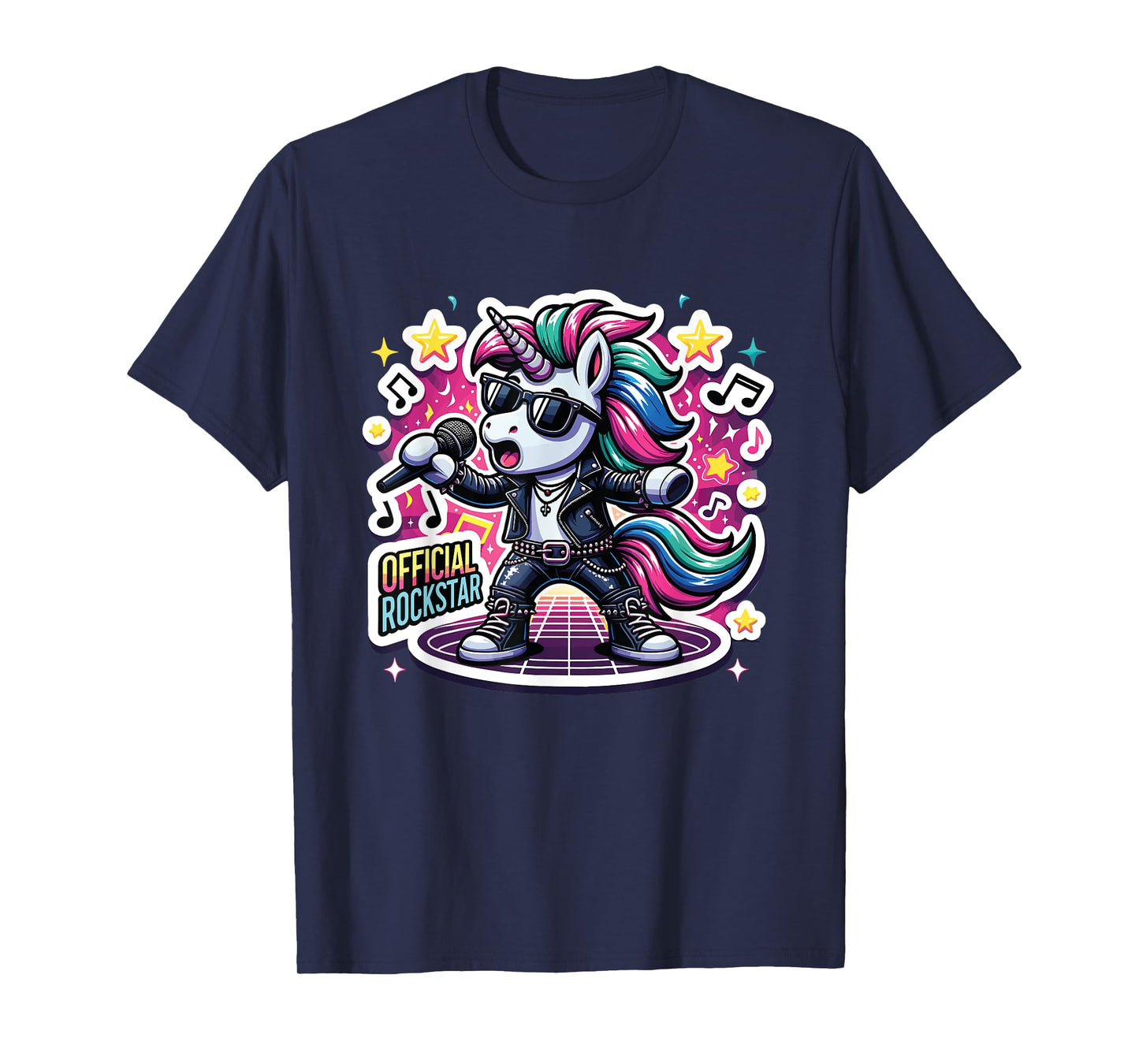 Funny unicorn Singer Rockstar Band official rockstar T-Shirt