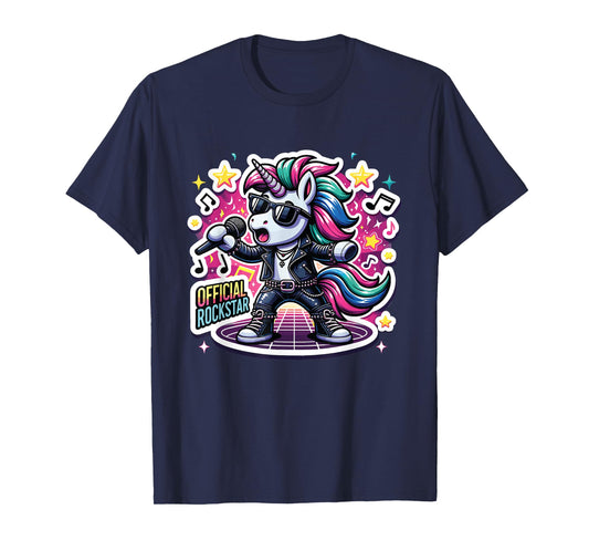 Funny unicorn Singer Rockstar Band official rockstar T-Shirt