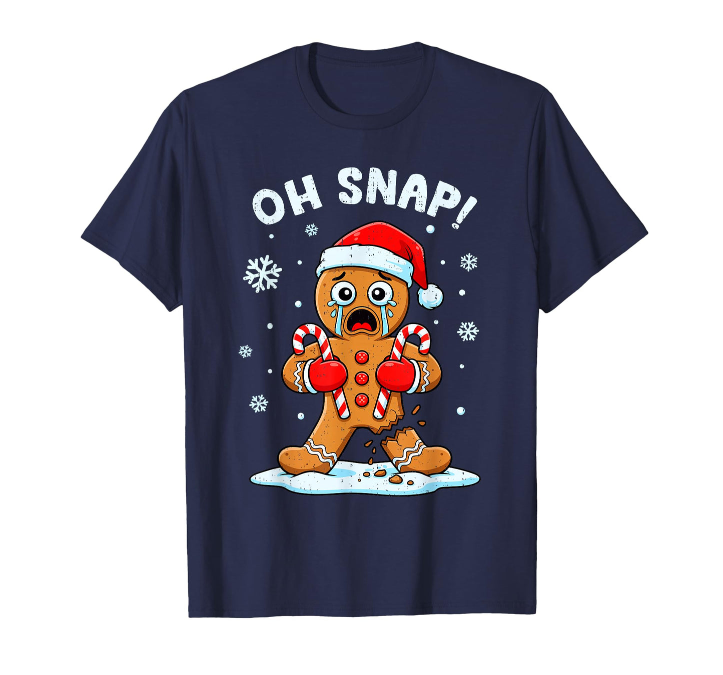 Oh Snap Gingerbread Christmas Xmas Cookie Baking Holiday T-Shirt