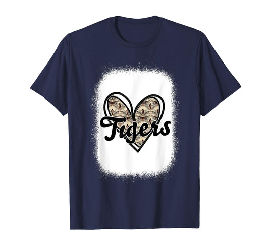 Football Tigers School Sports Fan Team Spirit T-Shirt