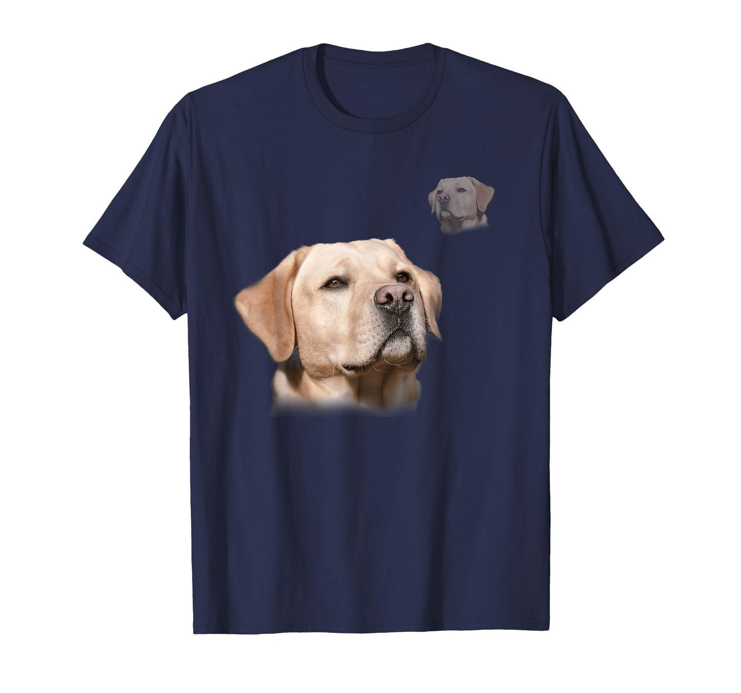 Labrador School Photo T Shirt Funny Yellow Lab Tshirt T-Shirt