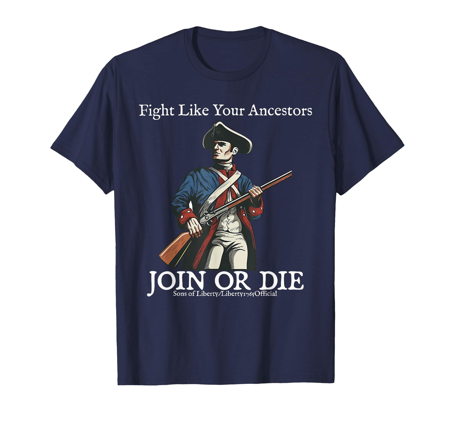 Join or Die Patriots Fight Like Your Ancestors Independence T-Shirt