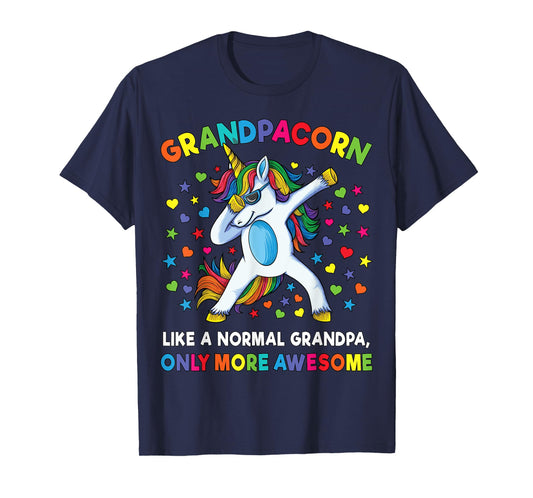 Grandpa Unicorn Boys Party Gift T-Shirt