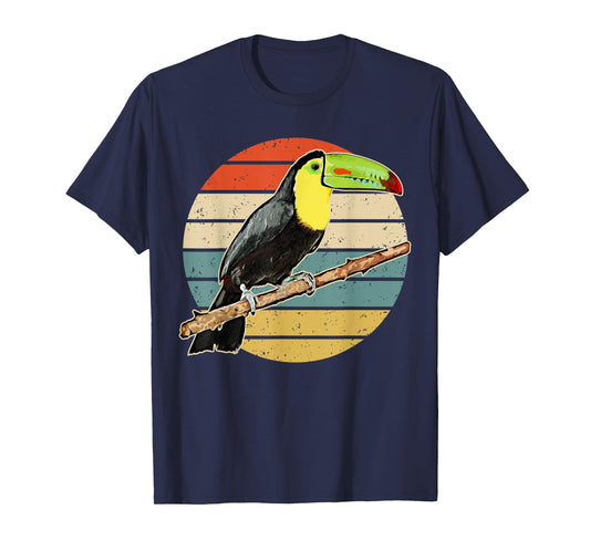 Retro Toucan Vintage Distressed Style Toucan T-Shirt