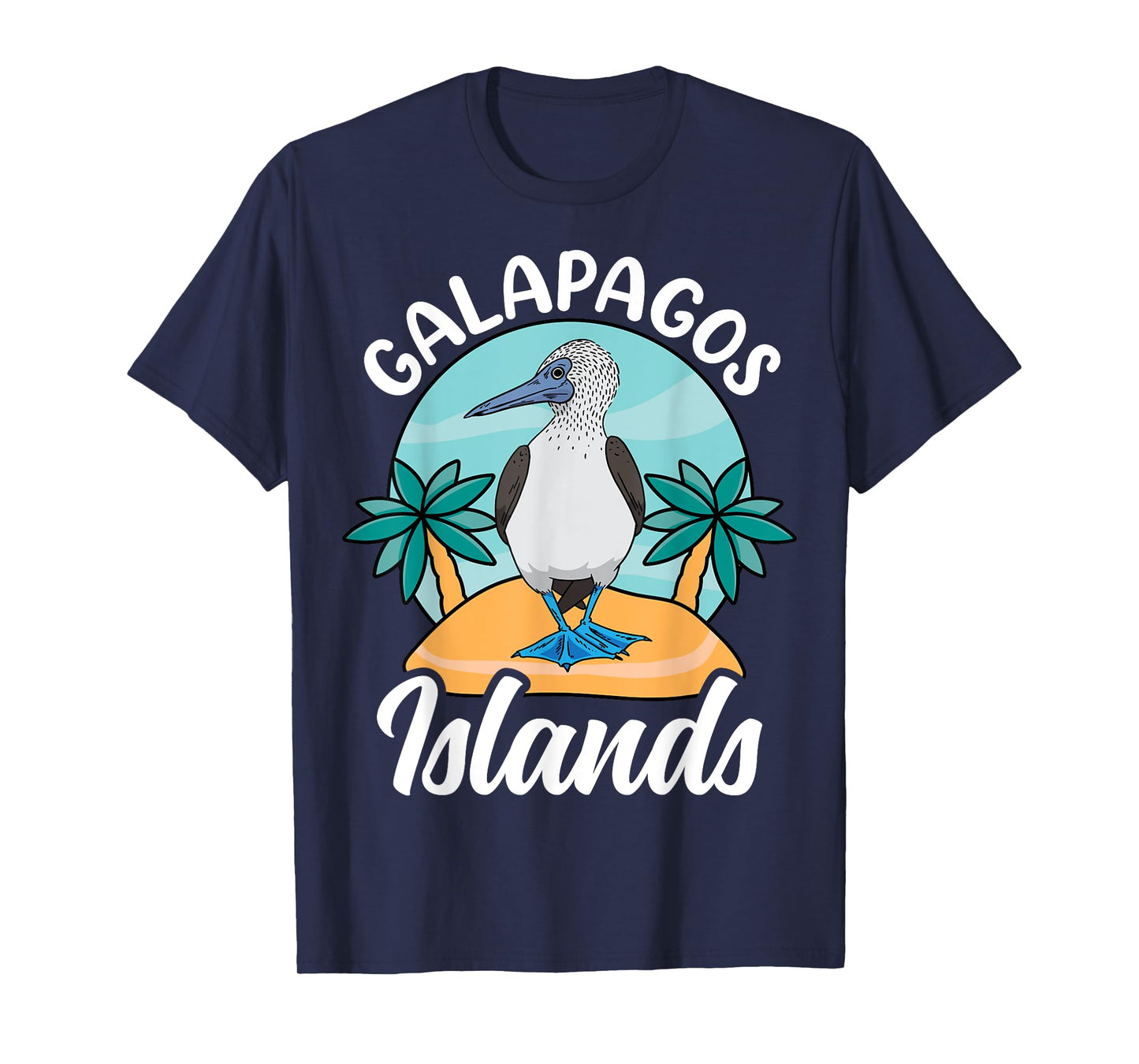 Blue-footed Booby Bird Galapagos Islands T-Shirt