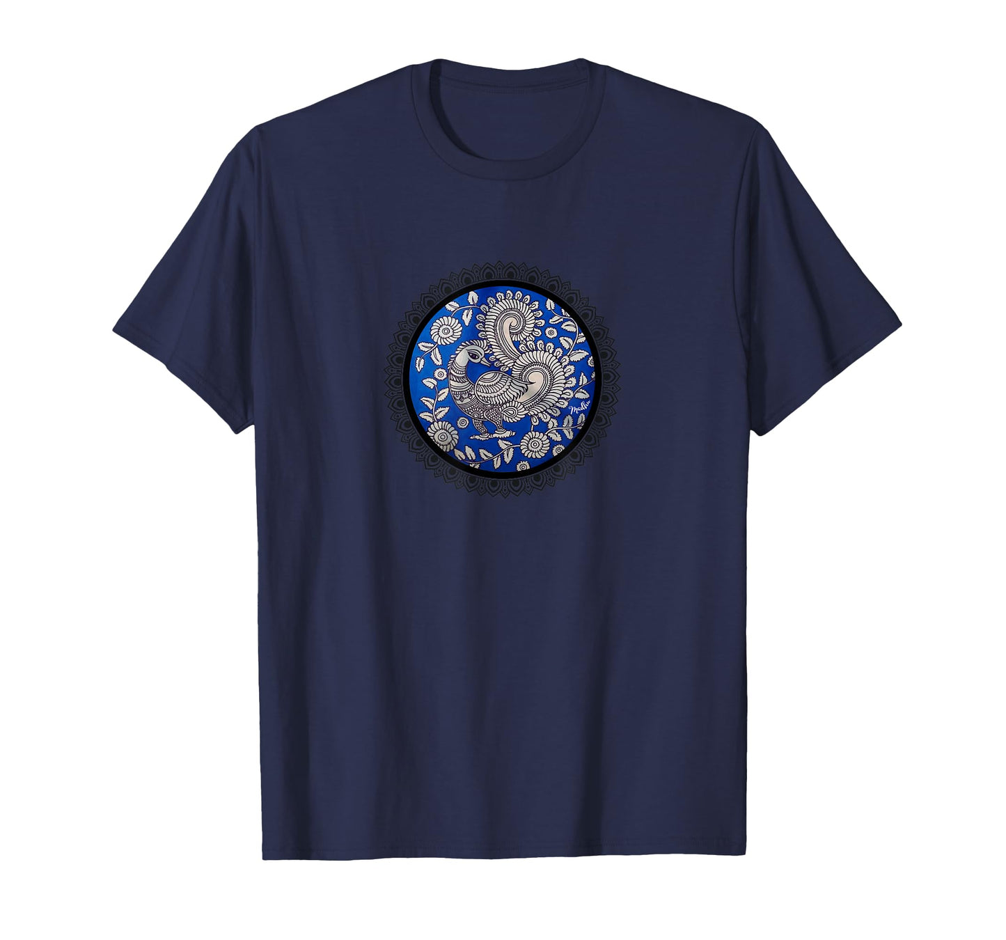 Madhubani peacock T-Shirt