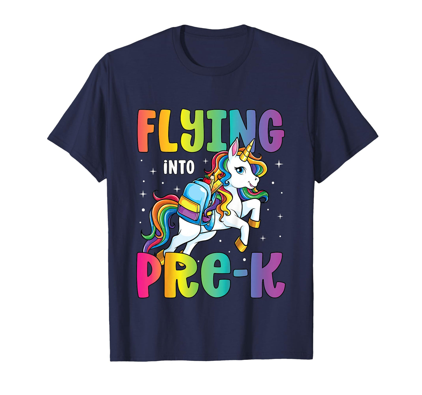 Pre Kindergarten Girls Unicorn First Day of Pre K T-Shirt
