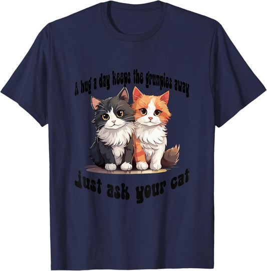 International Hug Your Cat Day 2025 – National Cat & Dog Day T-Shirt