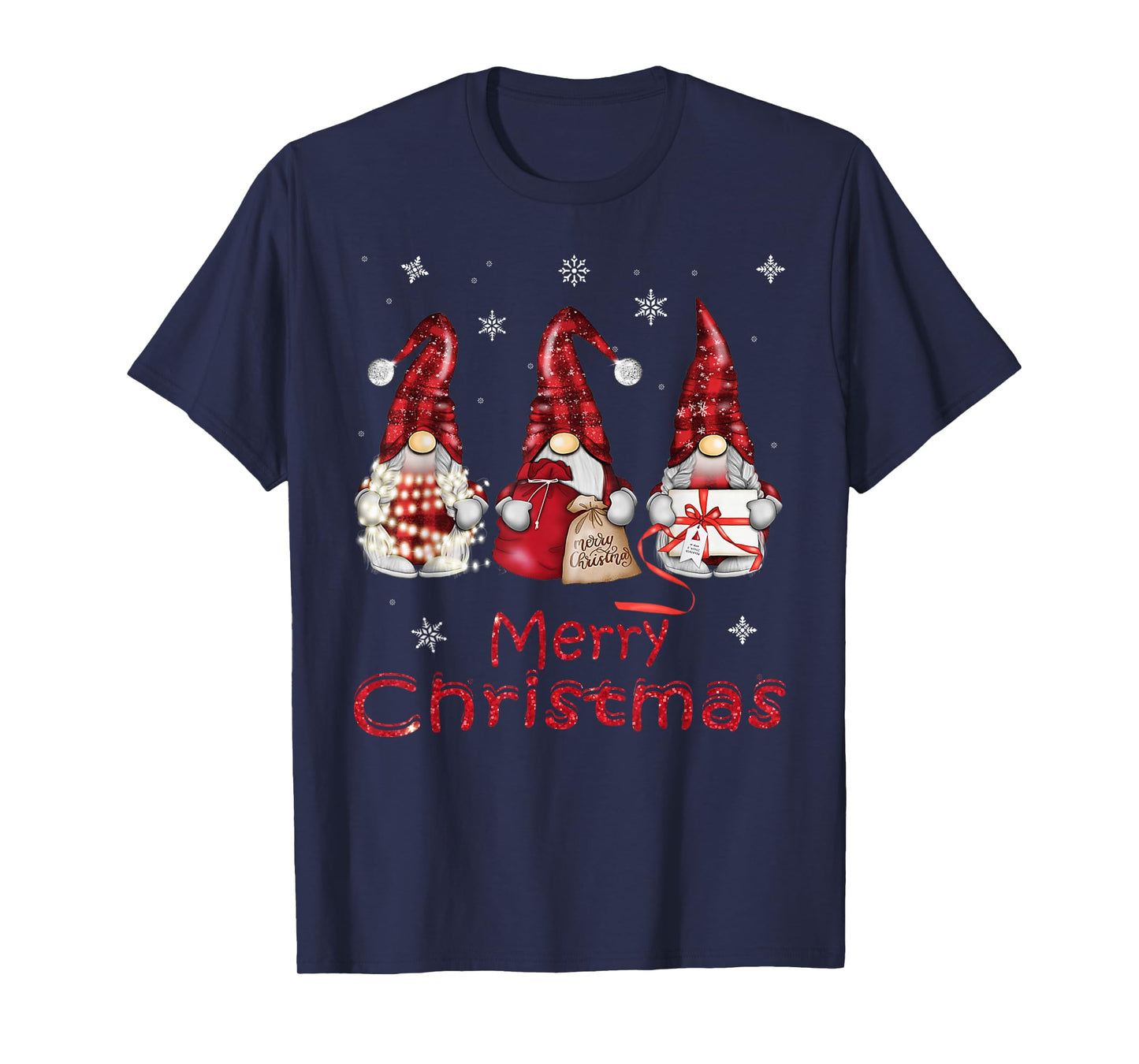 Gnomes Xmas Shirts Merry Christmas Men Women Kids T-Shirt