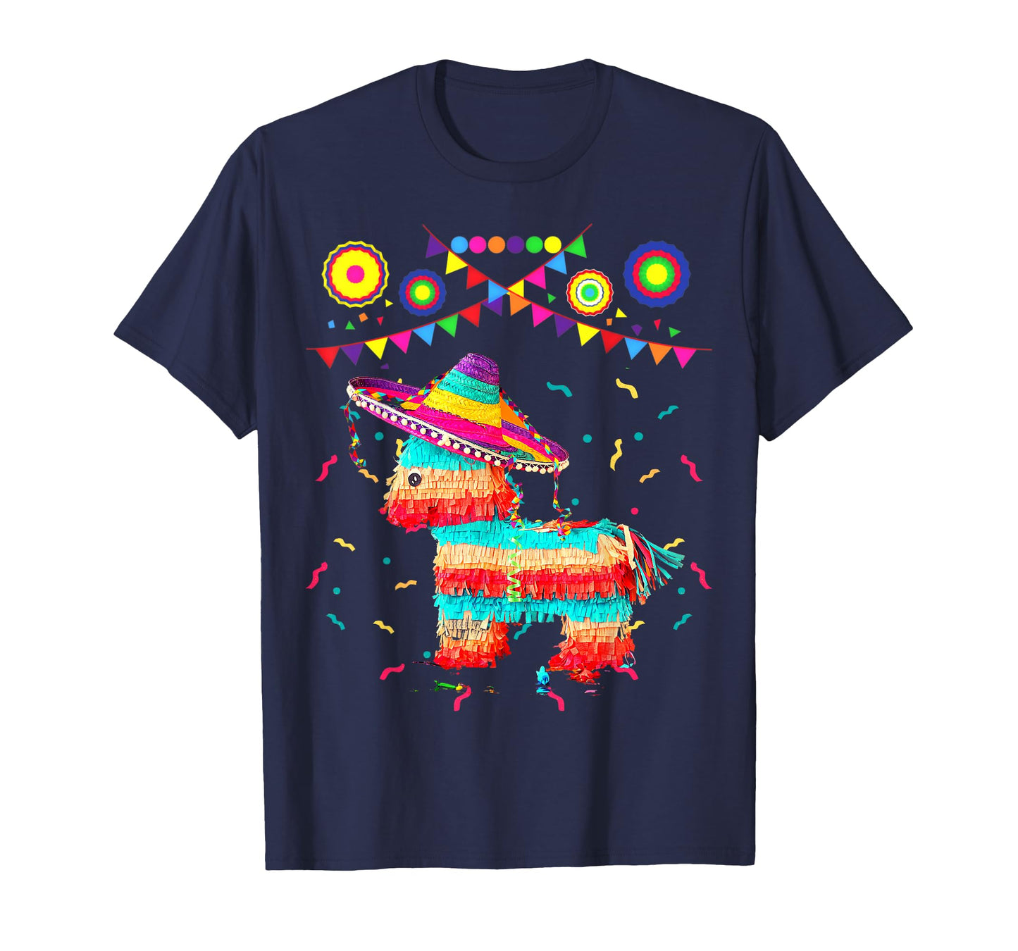 Funny Donkey Unicorn Birthday Pinata Fiesta Cinco de Mayo T-Shirt
