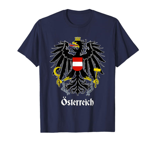 Austrian Eagle T-shirt Osterreich Austria Flag T-Shirt