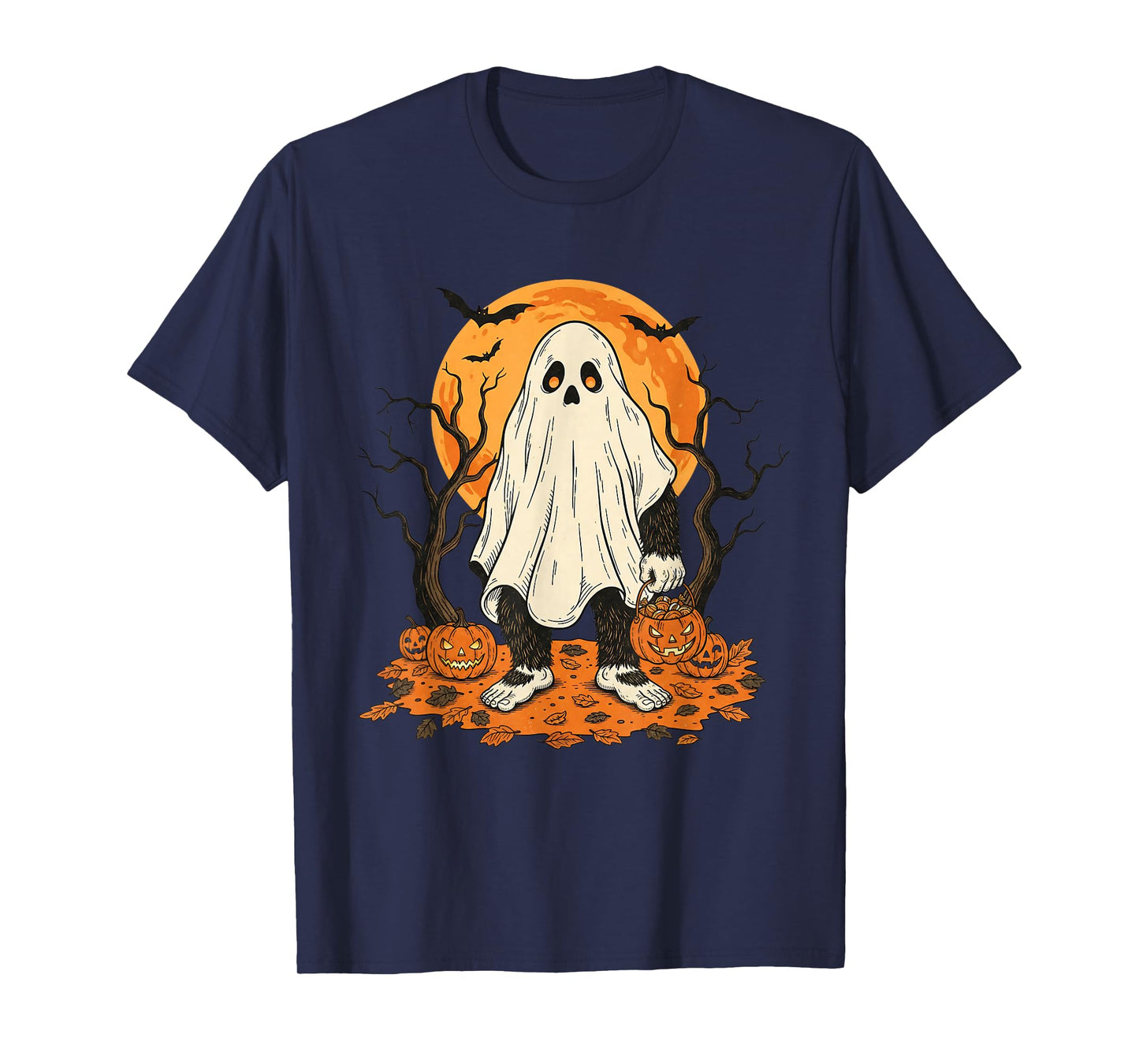 Funny Halloween Rocking Sasquatch Bigfoot Halloween T-Shirt