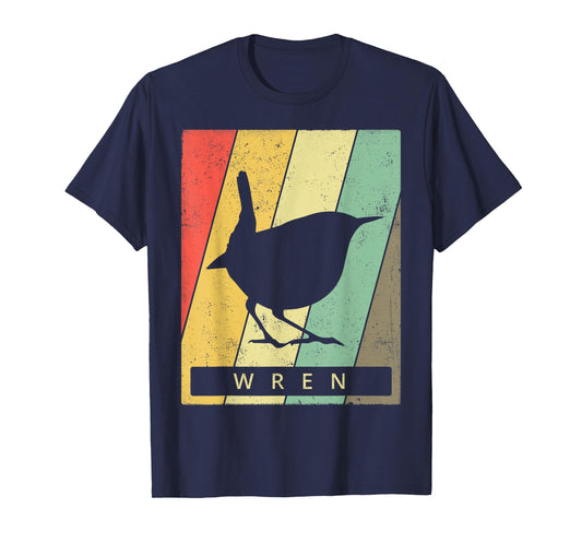 Wren Bird Lover Vintage Retro Animal T-Shirt
