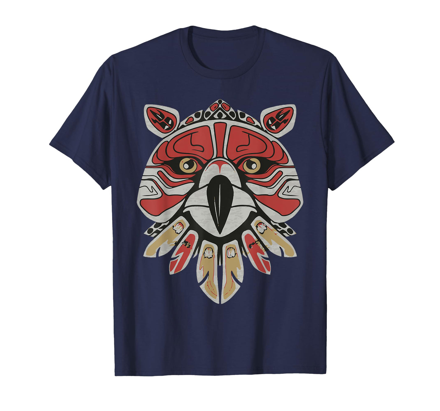 Alaska Native American Art Tlingit Eagle Tribal Bear Clan T-Shirt