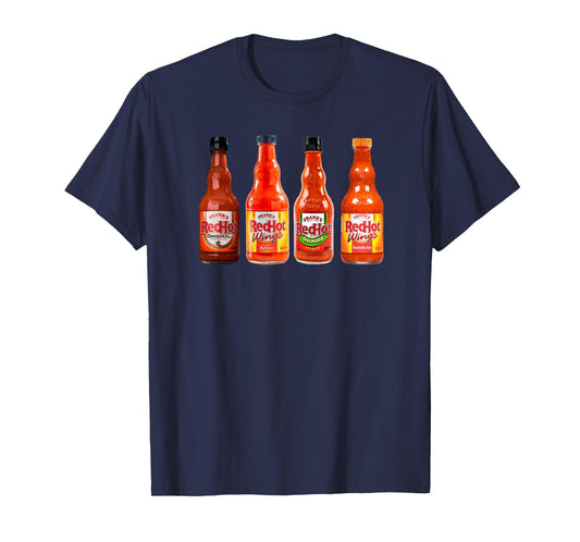 Frank's RedHot Bottles of Hot Sauce Funny T-Shirt
