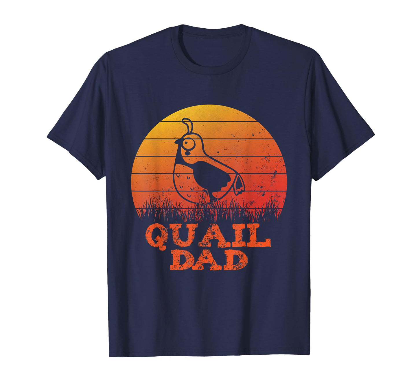 Fathers day Quail Father Papa Quail Dad T-Shirt