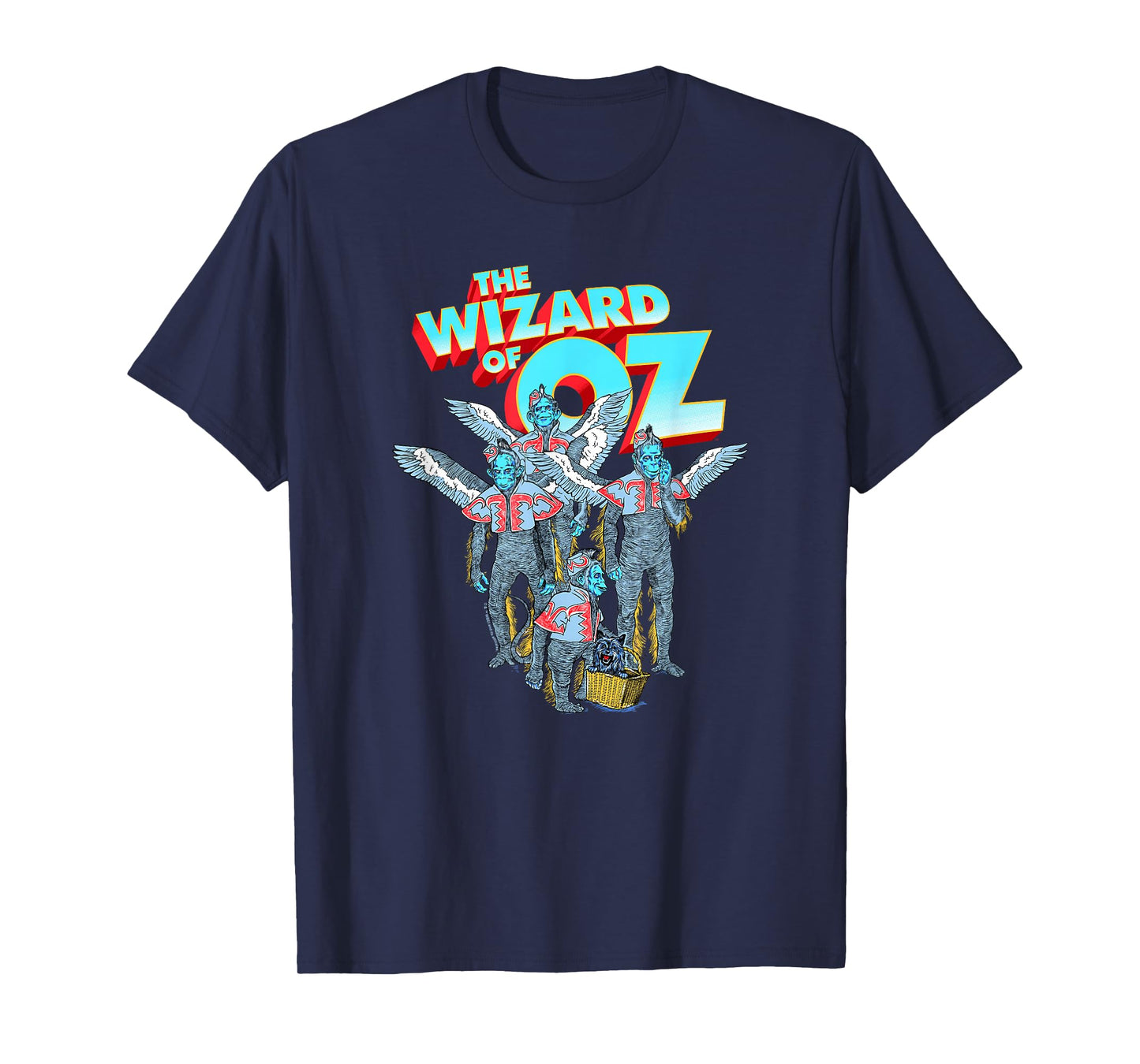 WB100 The Wizard Of Oz Winged Monkeys Groovy Poster T-Shirt