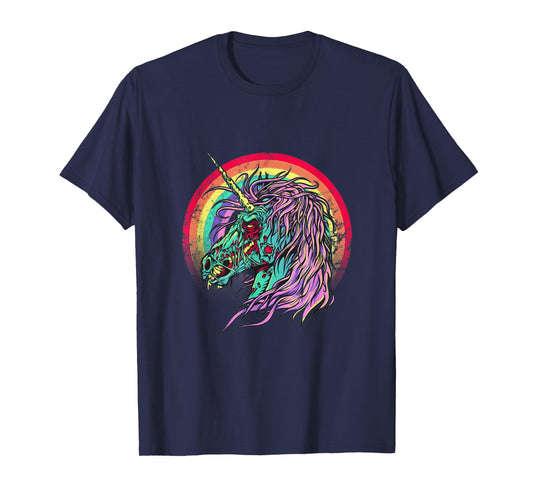 Zombie Unicorn Unicorn Halloween T-Shirt