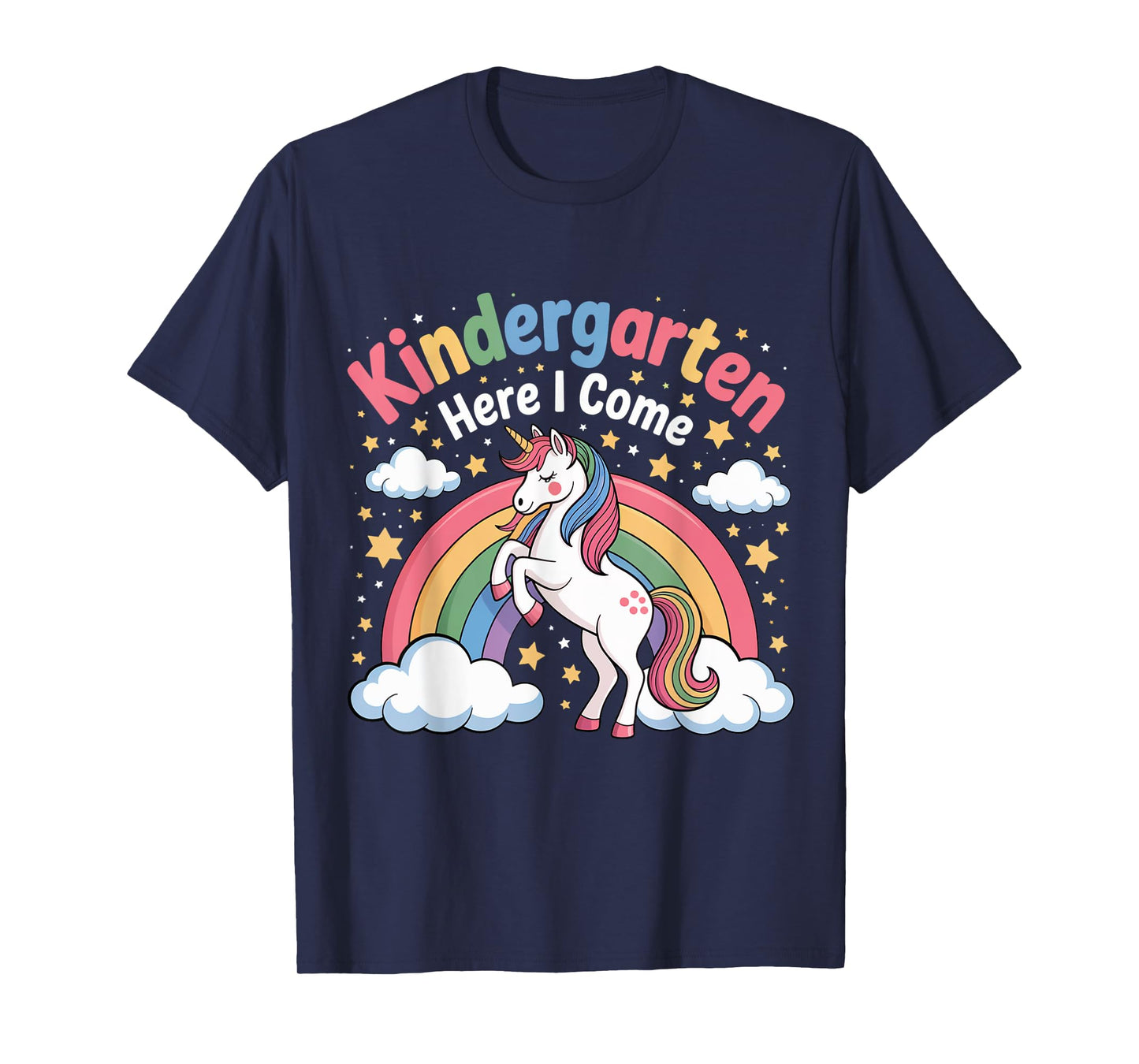 Unicorn Kindergarten Here I come School Kindergarten Girl T-Shirt