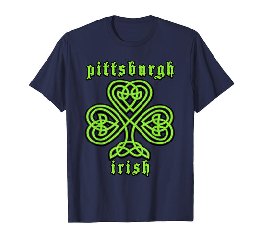 St Patricks Day Pittsburgh Irish Celtic Shamrock T-Shirt