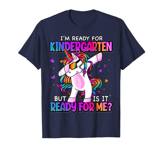 I'm Ready For Kindergarten Back To School Kindergarten Girls T-Shirt