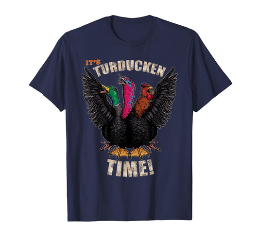 Thanksgiving Day Turkey Turducken Kaiju Monster Ugly Sweater T-Shirt