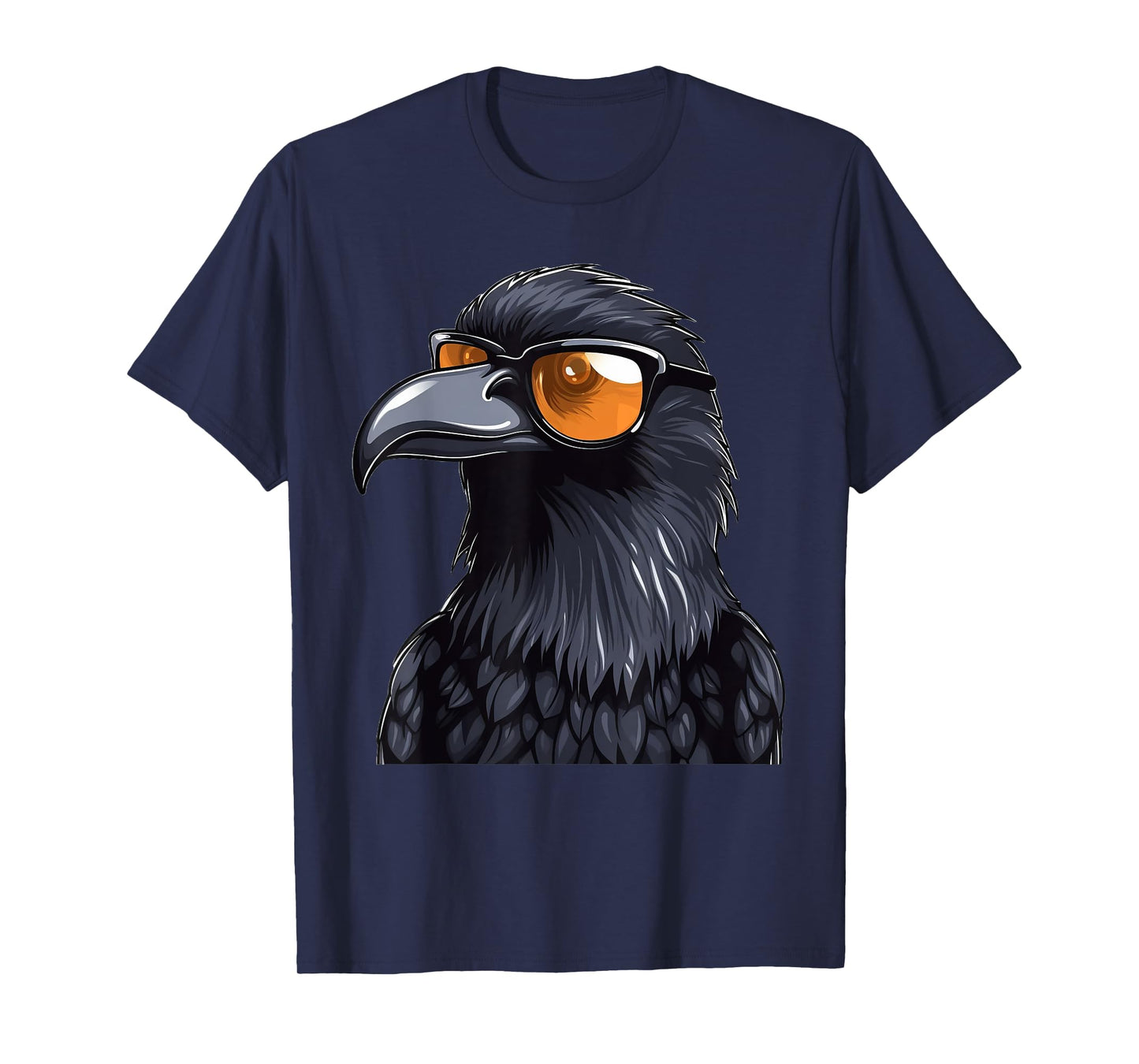Crow Raven Bird Wearing Sunglasses T-Shirt