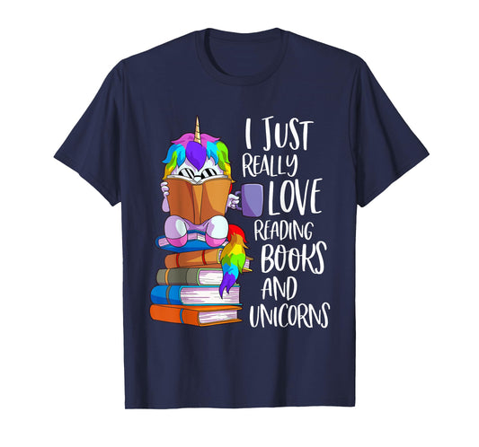 Book Lover Shirt Girls Kids Women Book Reading Gift Bookworm T-Shirt