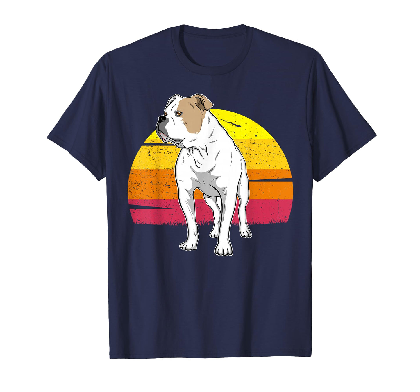 American Bulldog Old Southern White Bulldog T-Shirt for Men Women Girls Kids