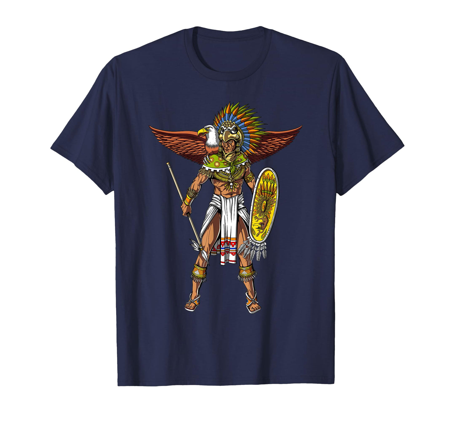 Aztec Eagle Warrior T-Shirt