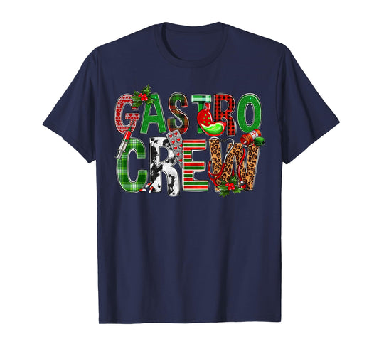 Gastro Crew Christmas Nurses Xmas Pajamas PJs Women Gifts T-Shirt