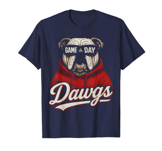 Bulldog Graphic Dawgs Men Women Kid Boy Girl T-Shirt