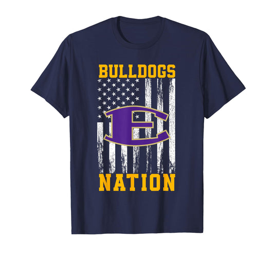 Eustace Bulldogs Logo Nation HS T-Shirt
