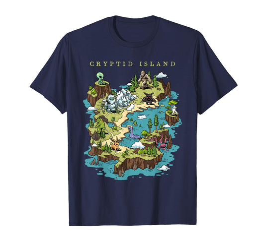 Cryptid Shirt Bigfoot Loch Ness Monster Mothman Jersey Devil T-Shirt