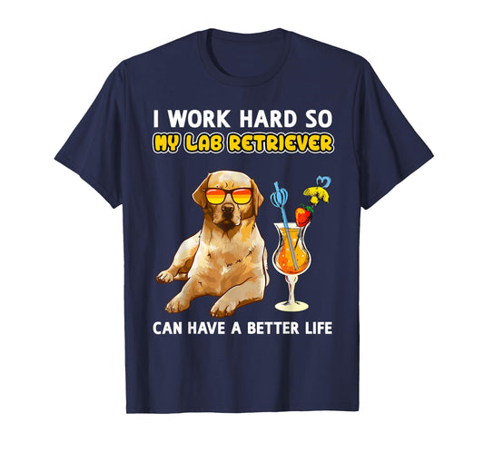 Funny Yellow Lab Shirt Labrador Retriever Lover T-Shirt