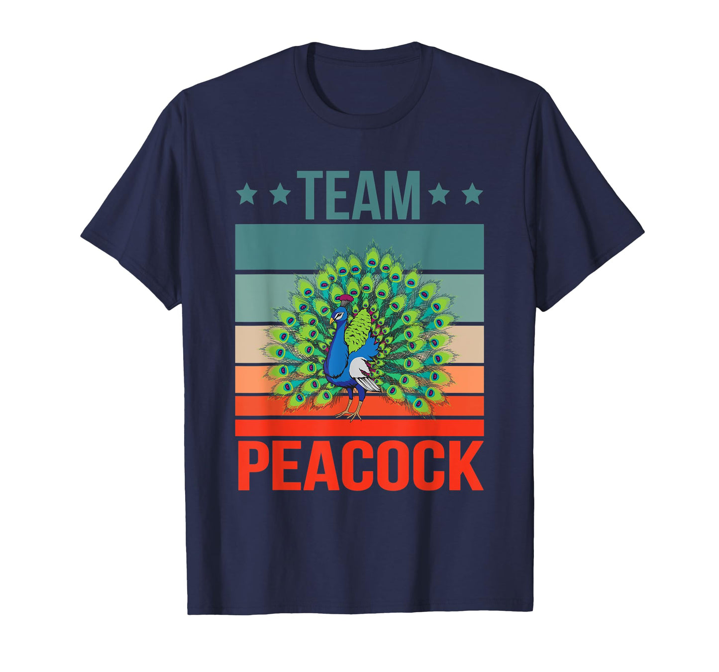 Team Peacock Quote Birdwatching Birding Bird Peacock T-Shirt