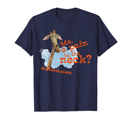 Madagascar Melman Pain In The Neck Text Poster T-Shirt