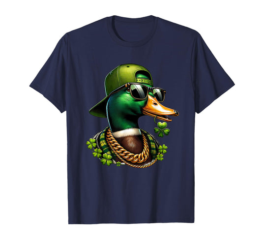 Saint Patricks Call Me Lucky Mallard Duck St Patrick's Day T-Shirt