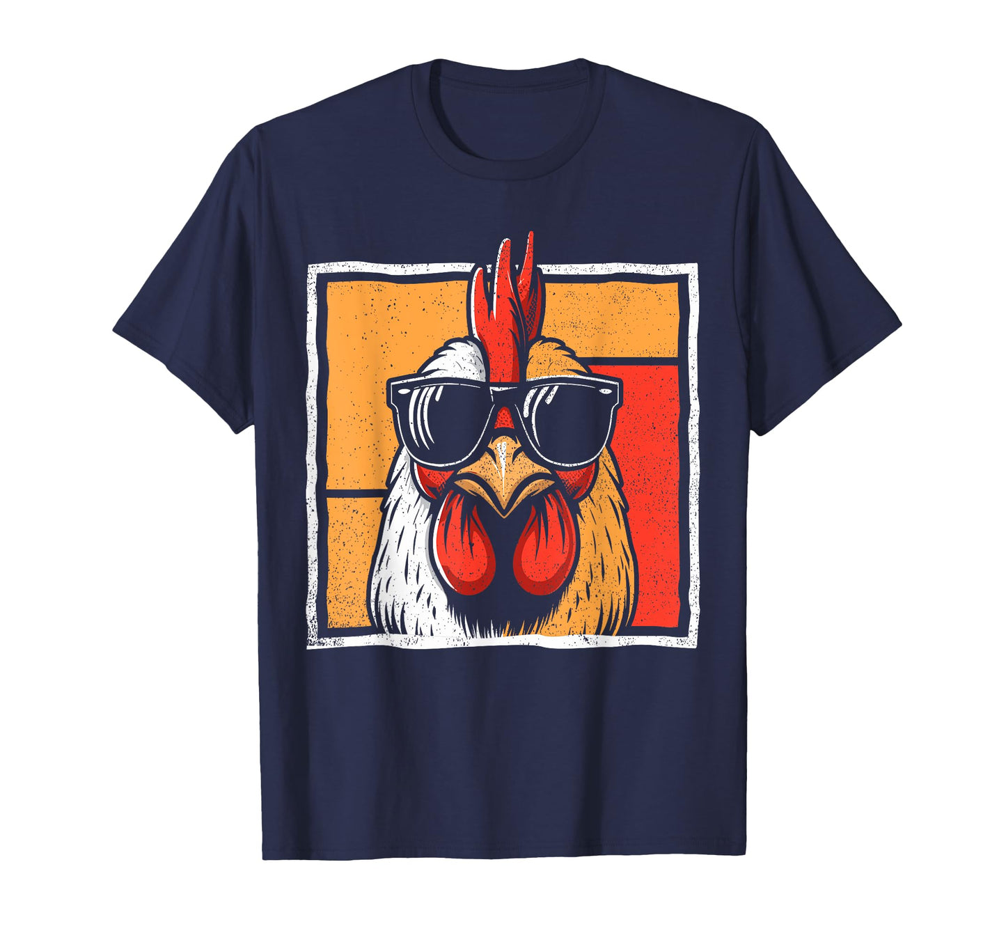 Chicken Vintage Funny rooster Farmer Chickens Fathers Day T-Shirt