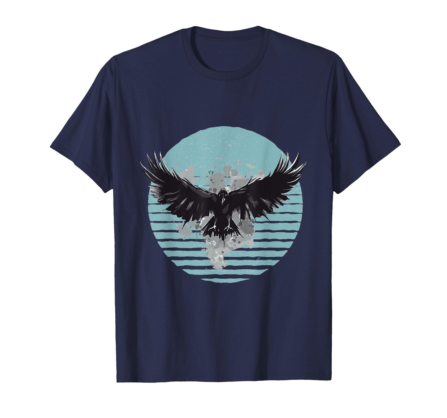 Raven moon Gothic raven Dark nature Mystical bird Raven Art T-Shirt