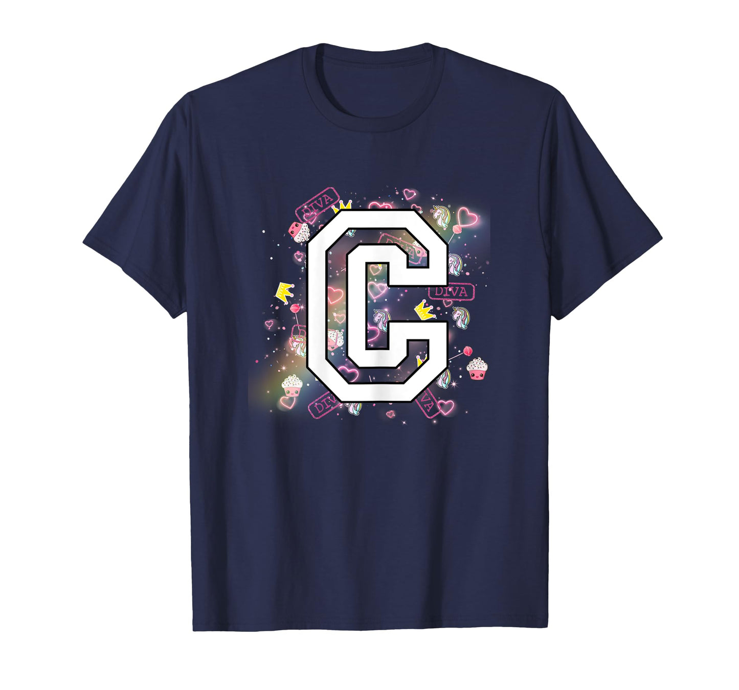 Kids Letter C Clothing For a Girl Who's Name Starts With C T-Shirt