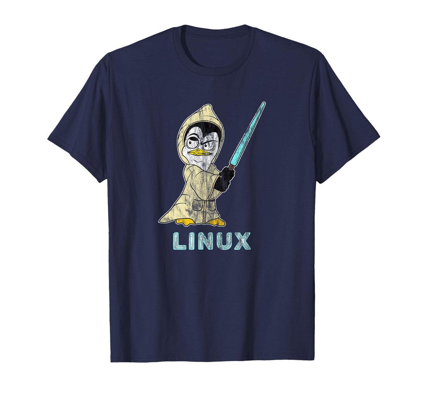 Retro Linux Penguin for Linux Admin and Hacker T-Shirt