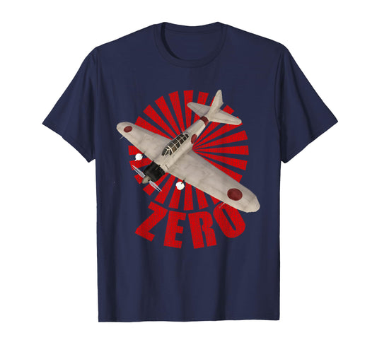 A6M Zero WW2 Japan Plane Warplane Warbird T-Shirt