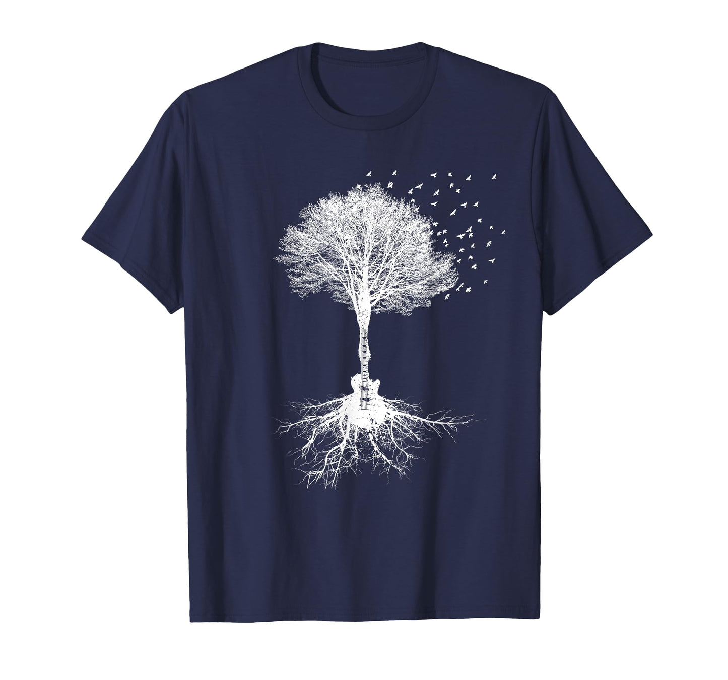 Acoustic Guitar Player Nature Tree, Birthday, Christmas Gift T-Shirt