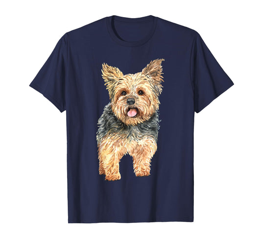 Watercolor | Yorkie Yorkshire Terrier Owners T-Shirt